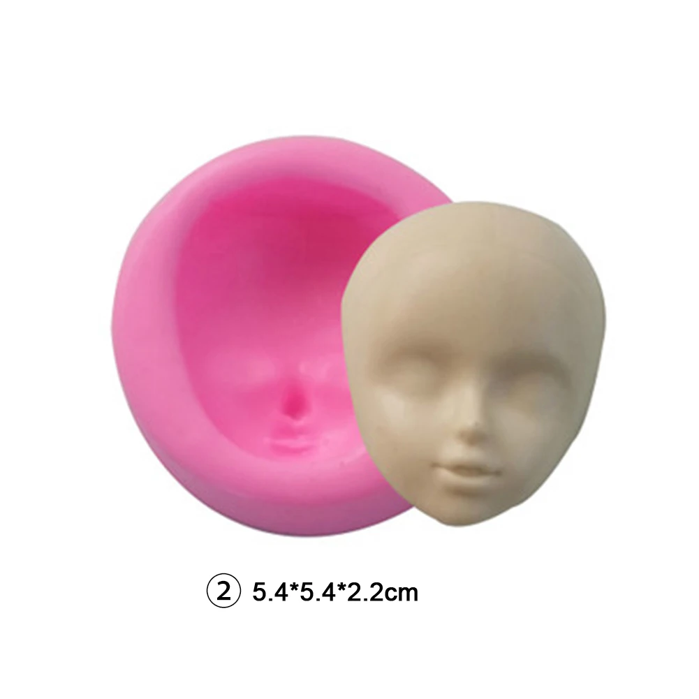 Silicone Mold Baby Face MoldS For Fondant Chocolate Soap Handmade Cake Decorating Kitchen Gadgets Accessories Baking Tools