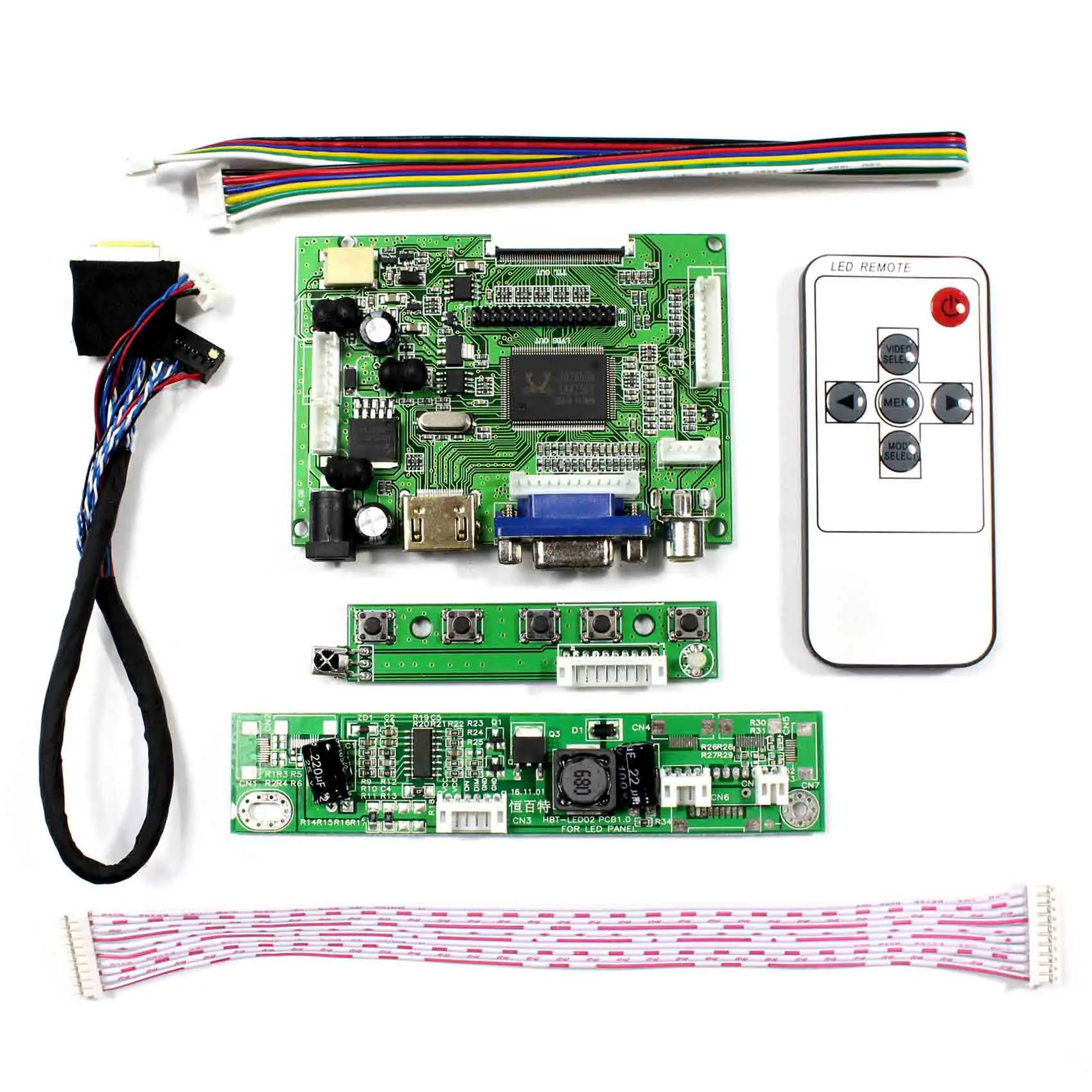 HD-MI + vga + 2AV lcdボード9.7インチ1024 × 768 LTN097XL01 LP097X02(LTN097XL01-A02 LP097X02-SLA2 LP097X02-SLN1 LP097X02-SLQ1など)