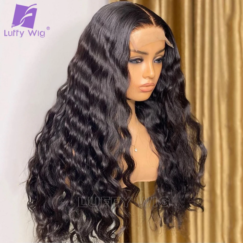 Wet and Wavy Lace Closure Wig 5x5 PU Silk Base Wig 13x6 Lace Front Human Hair Wigs Pre Plucked Remy Brazilian Hair Scalp Top Wig