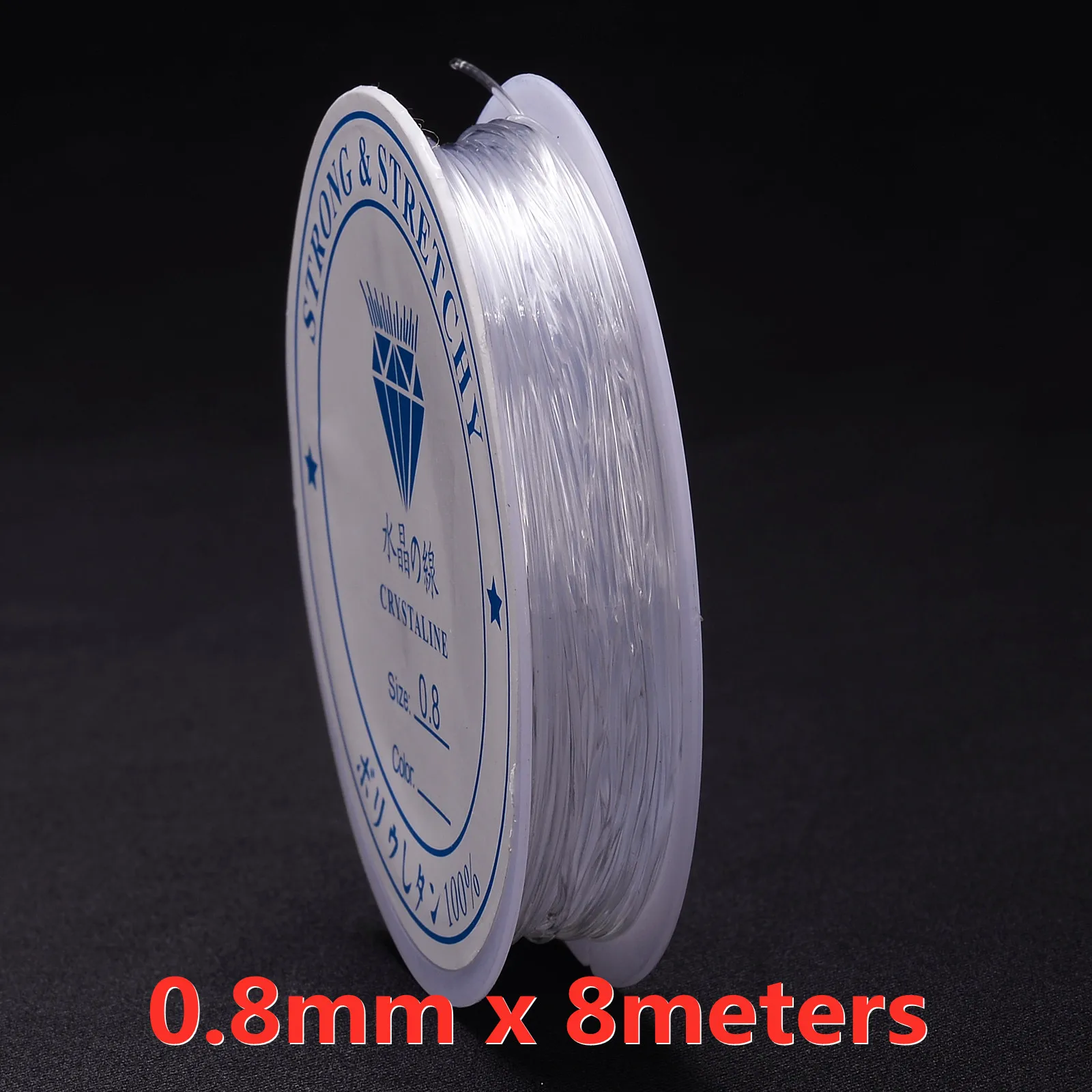IYOE 0.5-1.5mm Elastisch Koord String Transparante Elastische Draad Voor Sieraden Maken Diy Armband Ketting Kralen accessoires - afbeelding 1