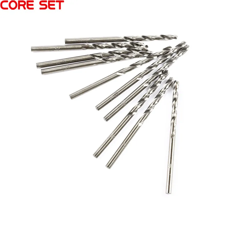 5 Chiếc Thẳng Vít Vặn Khoan 0.5-5Mm 16 Kích Thước Đầu Kẹp Mũi Khoan Thép Không Gỉ Mũi Khoan Xoắn Thẳng vít Vặn Treo Tường