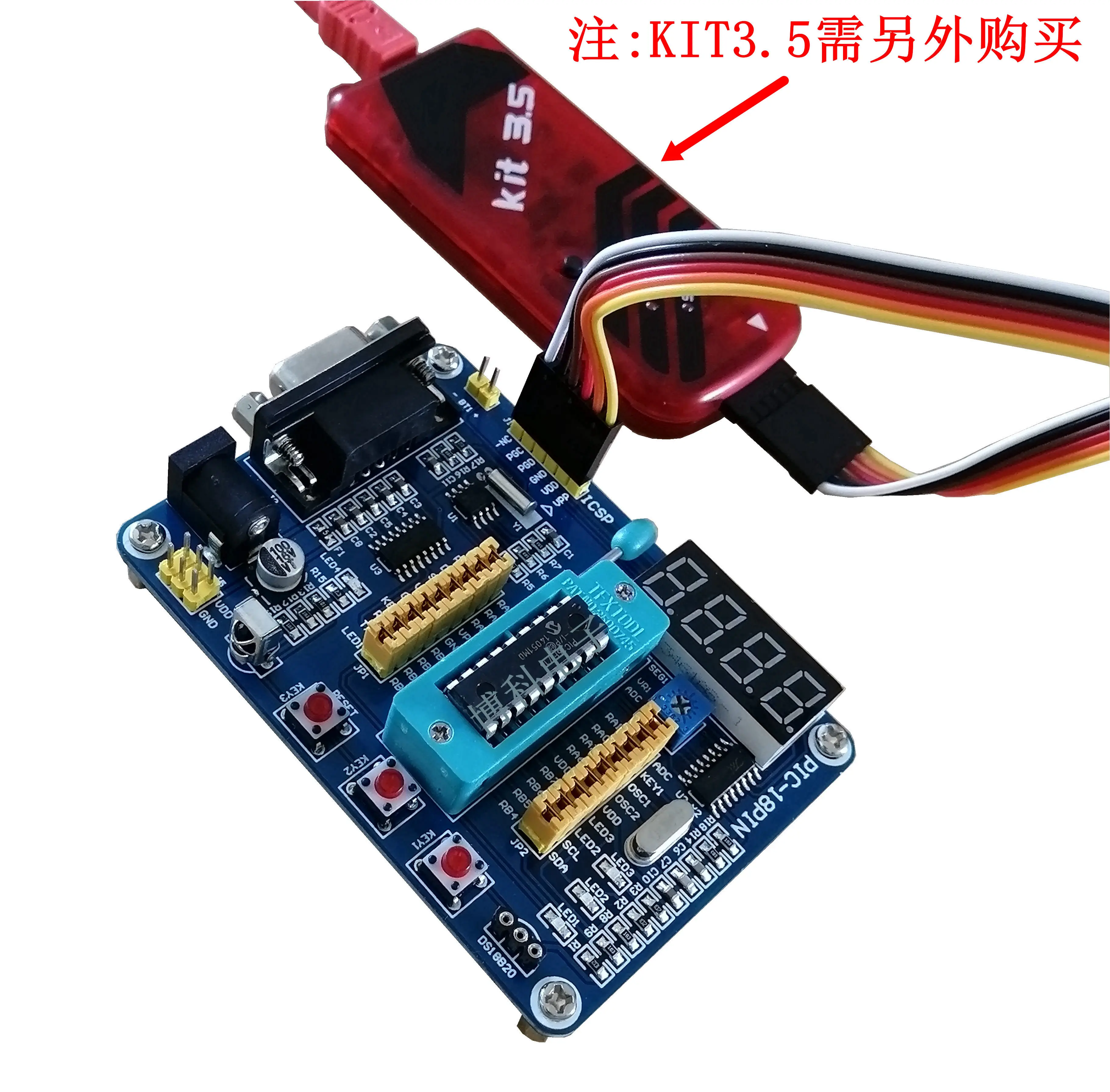 PIC16F628A PIC16F716 MCU Development Board Experiment Board Learning Board PIC16F Development Board