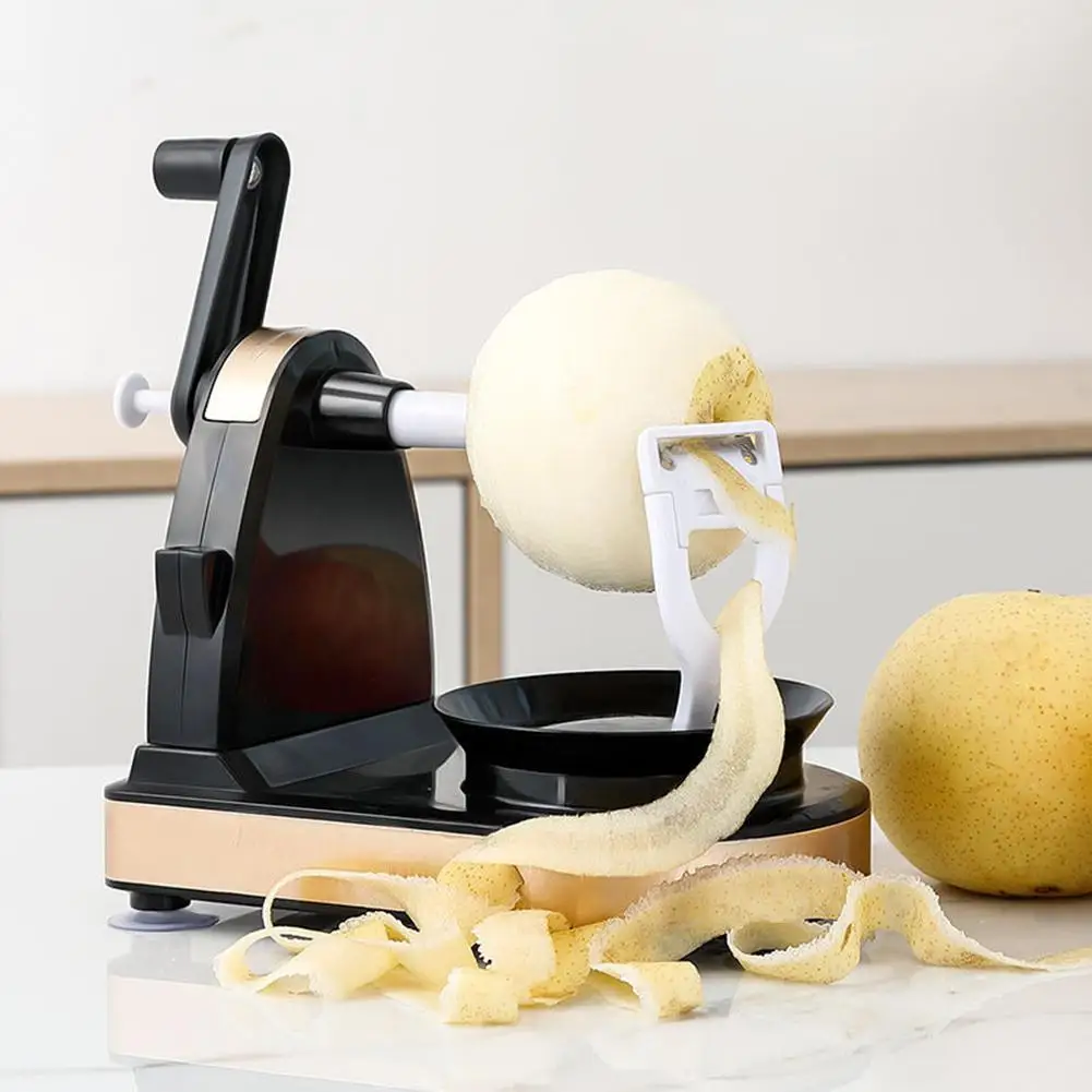 Multifunctional Fruit Peeler Parer Hand Crank Automatic Fruit Stripper Peeling Tool For Peeling Apples Pears Peaches