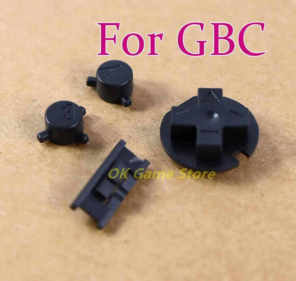 

1 компл./лот, цветные подушечки для консоли GBC D, кнопки включения и выключения питания, клавиатуры для Gameboy, цветные цветные кнопки GBC