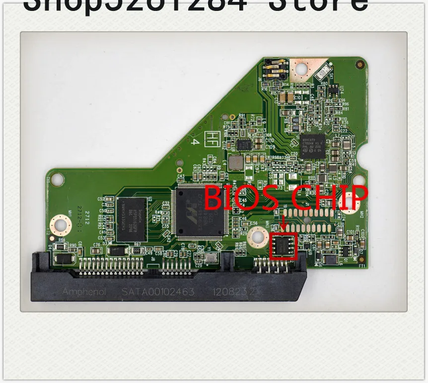 HDD PCB logic board 2060-771824-006 REV A for WD 3.5 SATA hard drive repair data recovery