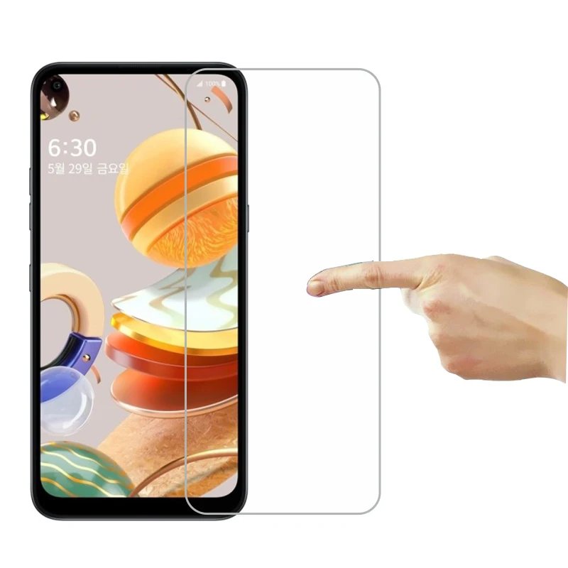 Scratch proof tempered glass For LG Q61Screen Protector Guard Protective Glass Film For templado LG Q61 Q 61 Pelicula de vidro