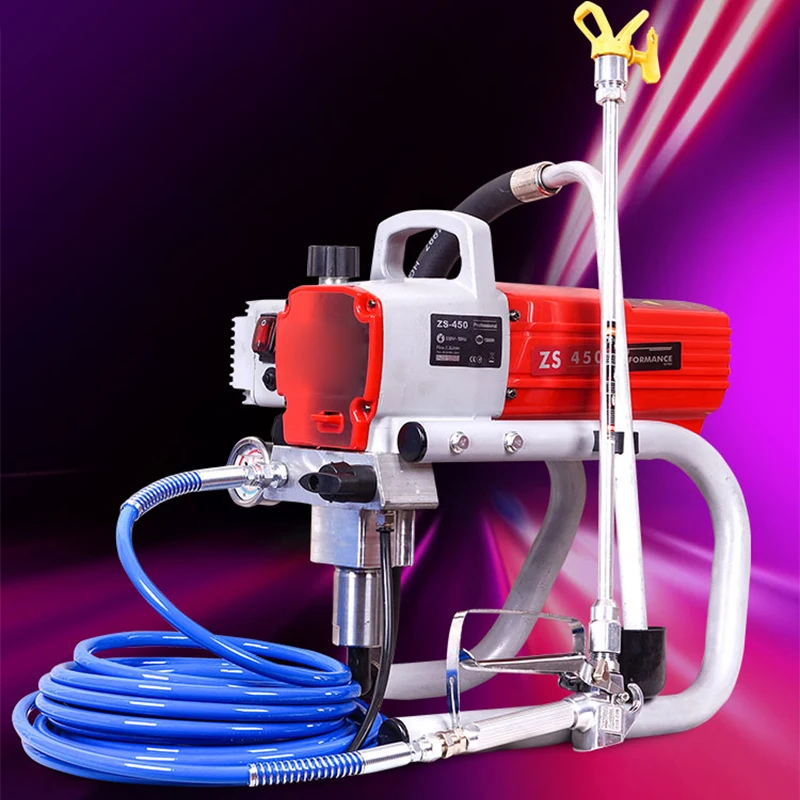 Imagem -04 - Máquina de Pulverização da Pintura da Parede do Agregado Familiar da Máquina de Pulverização da Pintura da Pintura do Látex Mal Ventilado de Alta Pressão