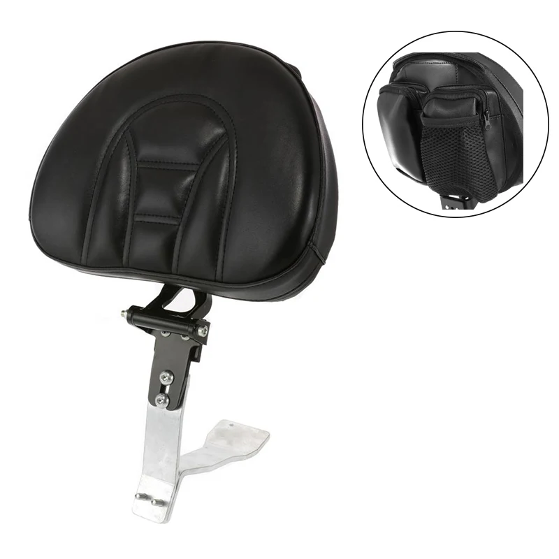 

Motorcycle Driver Backrest Smart Mount Backrest Adjustable Pu Leather For Can Am Spyder RT SE6 SM5 2008-2017 Part