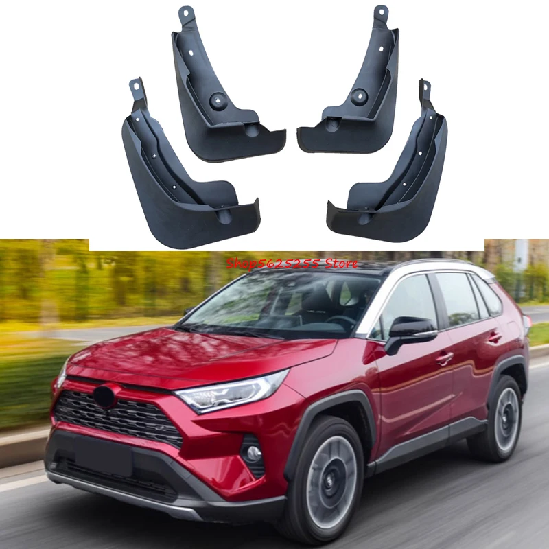 

For Toyota RAV4 RAV-4 2019 2020 2021 2022 Fender Car Mudguard Anti Dirt Cover Front Rear Tire Mat Modification Car Accessories