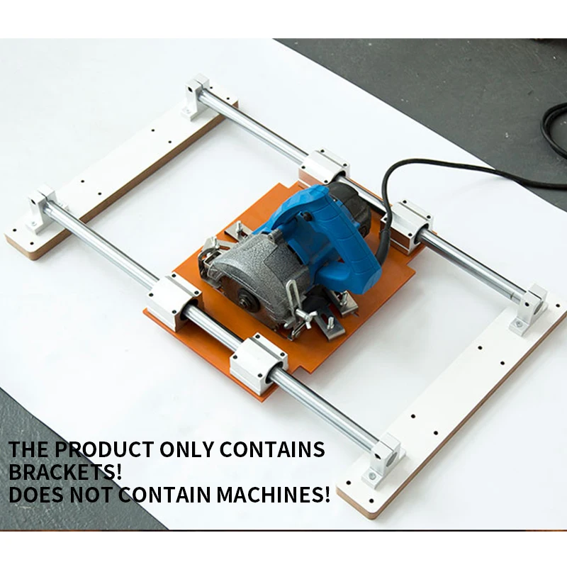 Multifunctional woodworking guide rail Marble machine guide rail trimming machine floor bakelite base tile carpentry hand push