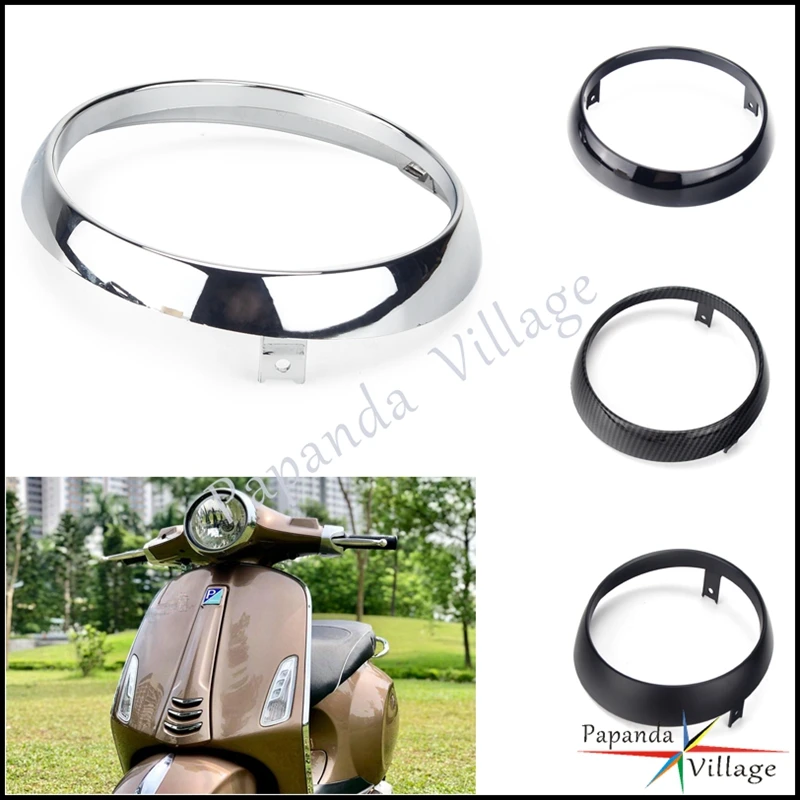 

Рамка фар мотоцикла, кольцо для фары, передняя головная фара, защитное украшение для Primavera 125cc 150cc 2takt 4T 2V 4V