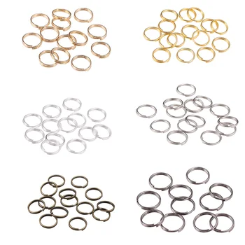 50-200 ชิ้น/ล็อต 4-20 มม.สีแหวนกระโดดคู่แหวนแยกตัวเชื่อมต่อลูปสําหรับ DIY ผลการค้นหาเครื่องประดับอุปกรณ์เสริม