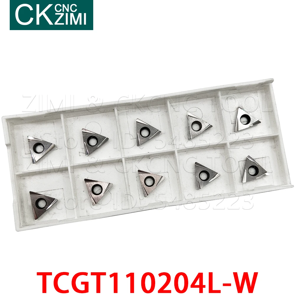 TCGT110204L-W TCGT 110204L W Cermet إدراج الشق إدراج تحول قطع أداة CNC المعادن مخرطة أداة ل الصلب الفولاذ المقاوم للصدأ