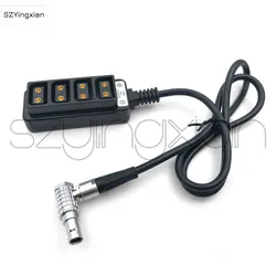 ARRIALEXA/RED V-RAPTOR Camera Power Cord 0B 2-Pin 12V Power Right Angle Plug To D-TAP B-Type Female Distributor