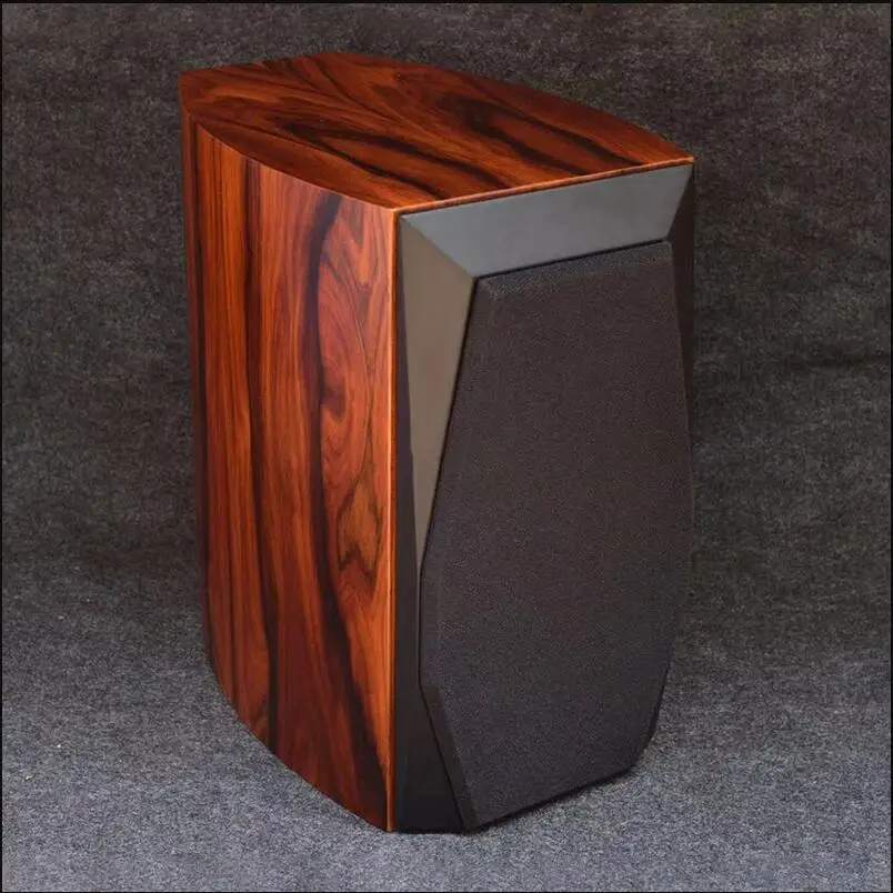 Imagem -02 - Alto-falantes Vazios Hifi Dalbergia Cochinensis Folheado Estante Speaker Box L065 6.5 8