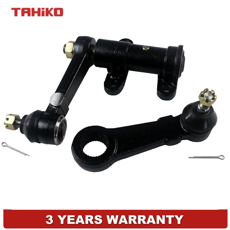 2PCS Pitman Arm Idler Arm Set Fit for Mitsubishi Pajero NH NJ NK 4WD 5/1991-9/1997