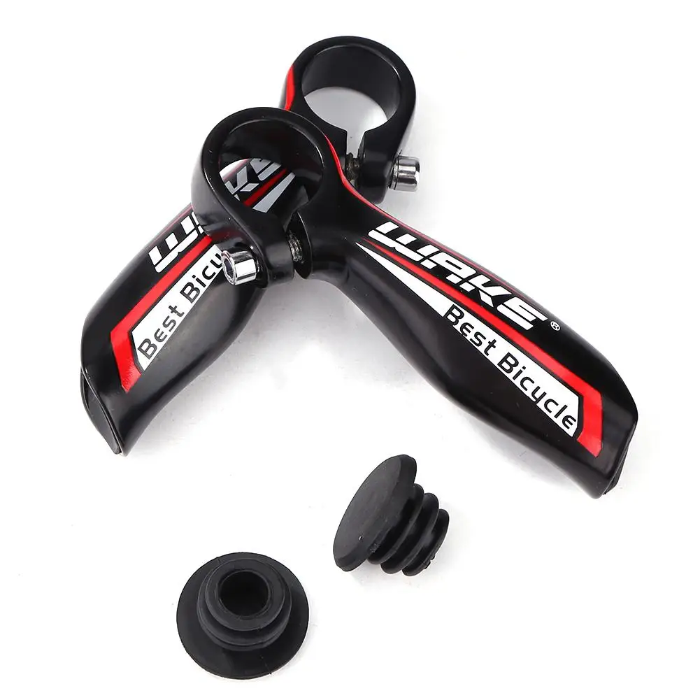 1Pair Road Mountain Bicycle Handlebar Horns On Bike Handlebar Bar Ends Aluminum Bike Handlebar Cover Handle Cycling Accessories