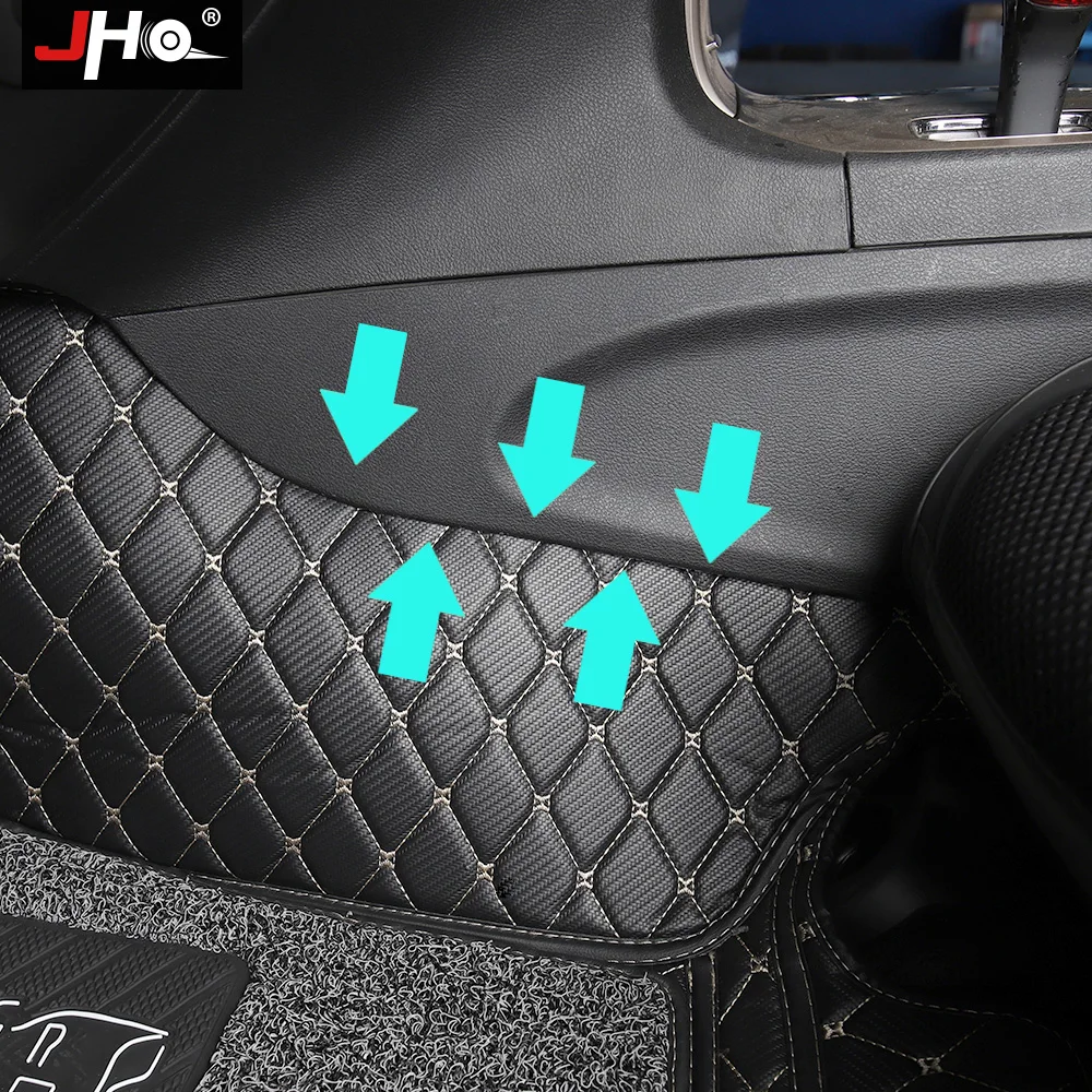 JHO Double Layer Wire Floor Mat Carpet Cover For Jeep Grand Cherokee 2011-2020 2019 2018 2017 2016 2015 2014 WK2 Car Accessories