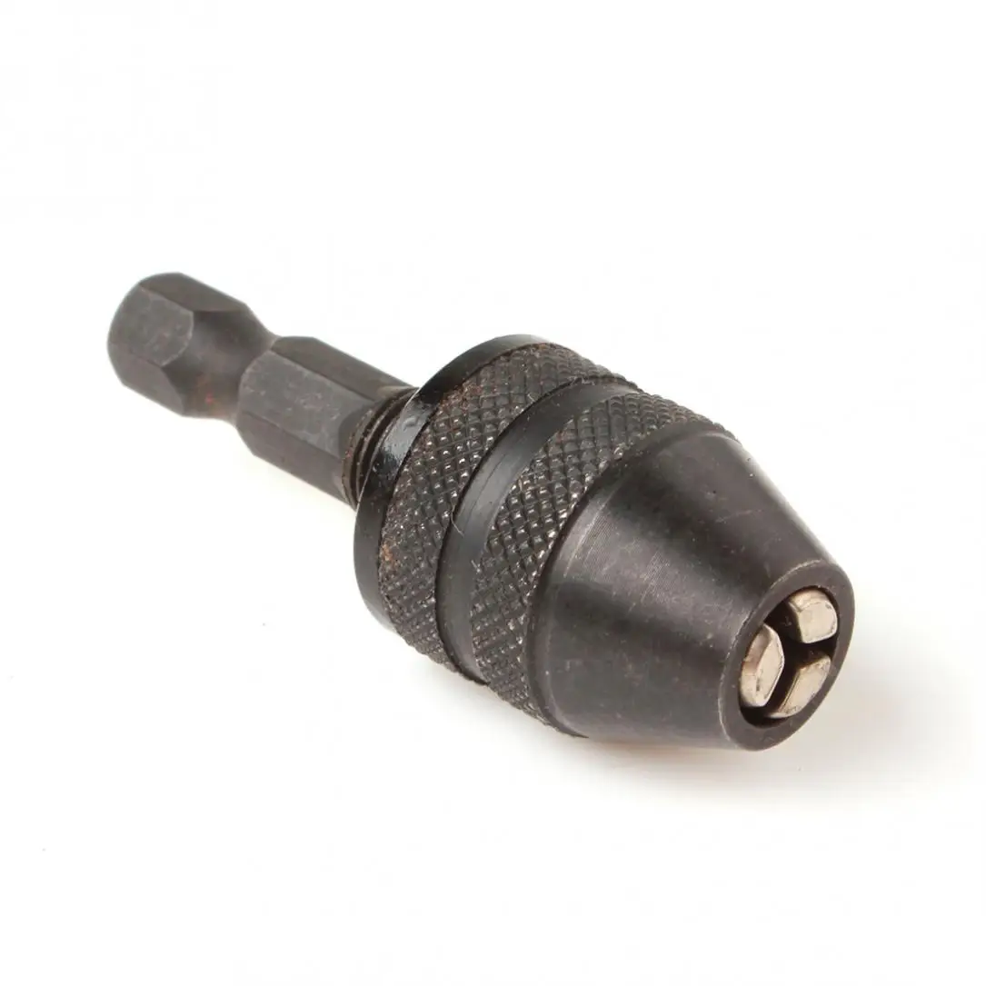 Mini 0.3-4mm Keyless Drill Bit Chuck Adapter for Rotary Tool Grinding Machine Drill - intl