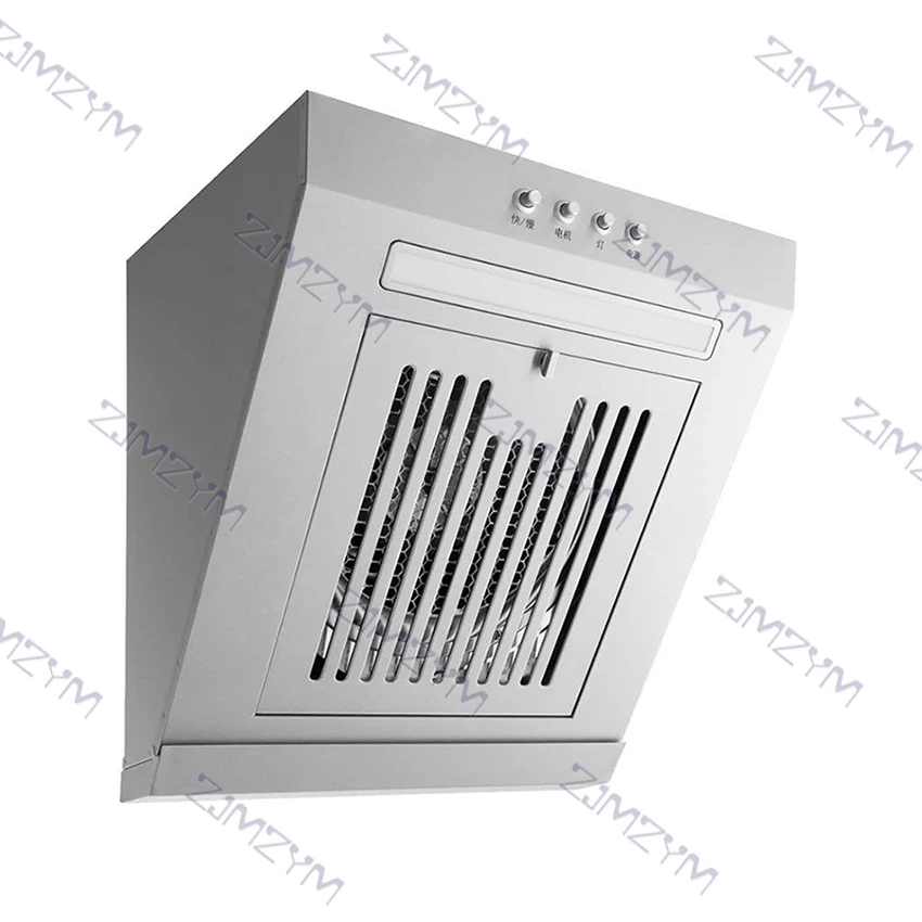 الجانب المصغر شفط مجموعة هود الفولاذ المقاوم للصدأ لوحة معلقة المنزلية التهوية 400 مللي متر المطبخ العادم طباخ اغطية 220 فولت