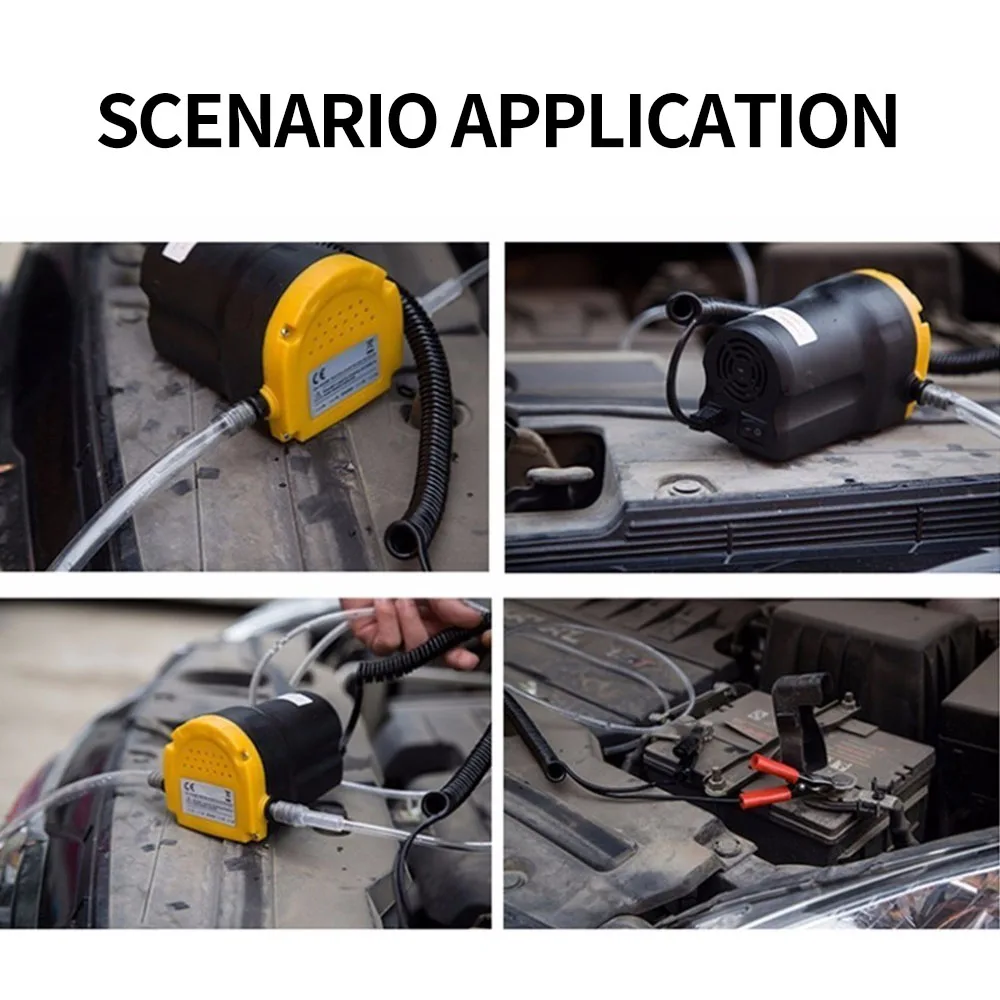 Bomba de aceite eléctrica para coche, dispositivo de transferencia de combustible a través de sonda, succión de aceite de motor, uso para coche,