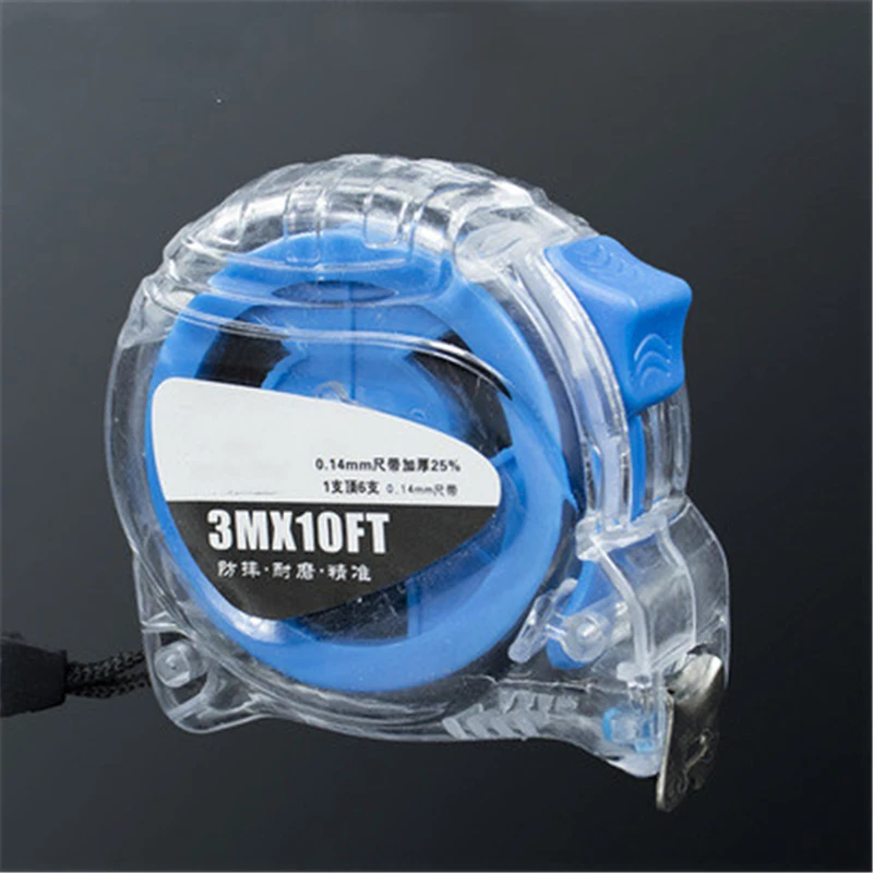 3M Dày 5M Thép Không Gỉ Thước Dây Chống Thả Và Chịu Mài Mòn Kéo Thước Dễ Dàng Có Thể Thu Vào người Cai Trị Gauging Dụng Cụ