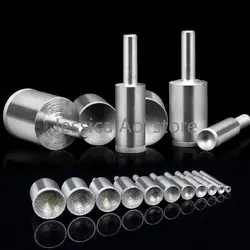 8pcs 3-10mm 80 Grit Coarse Sand Hollow Bead Rounder Rods Cylinder Grinding Head Round Ball Beads Polishing Ginding Tools
