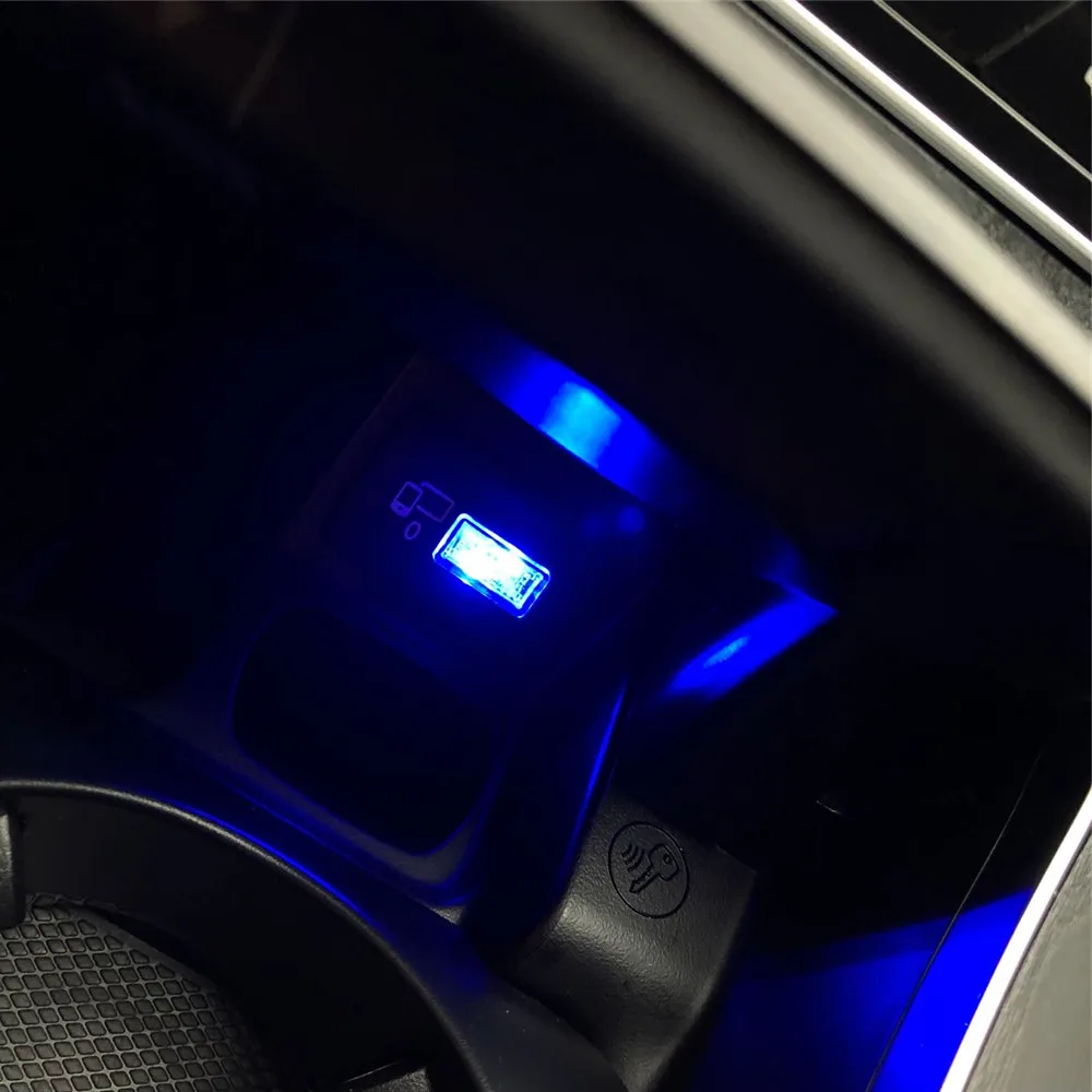 1pcs Car-Styling USB Atmosphere LED Light Case for Mini One Cooper Countryman Clubman Paceman Roadster R50 R52 R53 R55 R56 R57