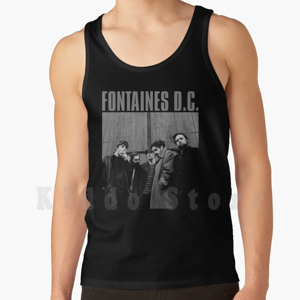 The Great Unwell Fontaines Tank Tops Vest 100% Cotton Fontaines Fontaines Post Punk Punk Dublin Dogrel Sha Sha Sha