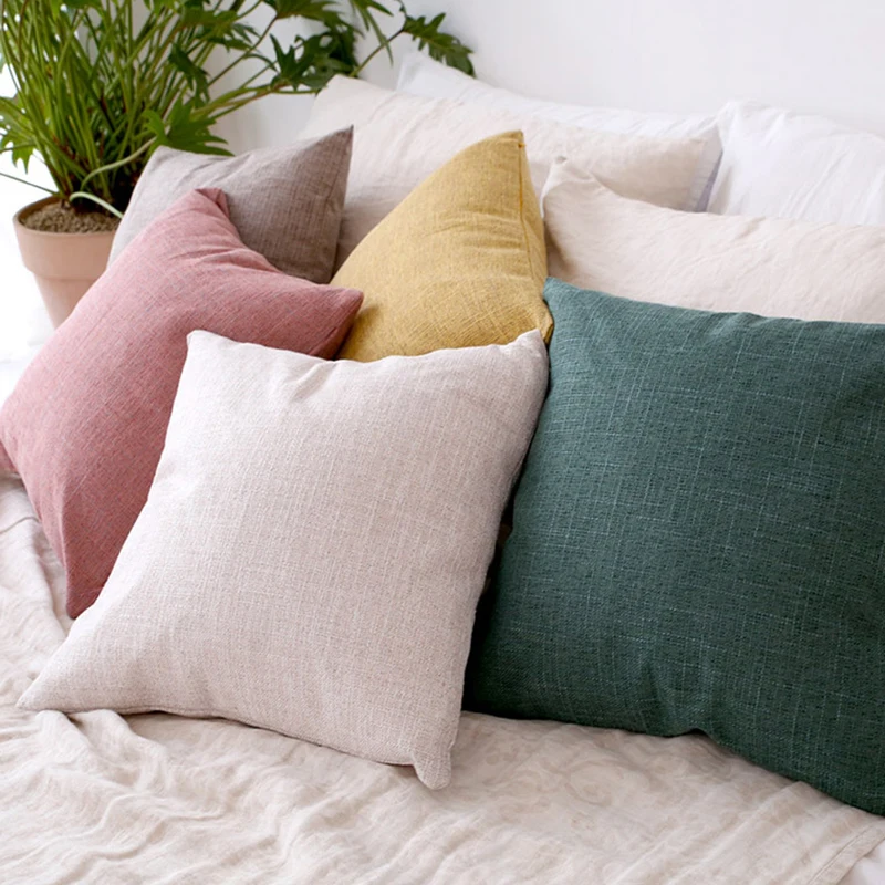 

CANIRICA Tassel Pillow Cover Cushion Cover Farmhouse Soild Color Pillow Case Home Decor Sofa Car Kussenhoes
