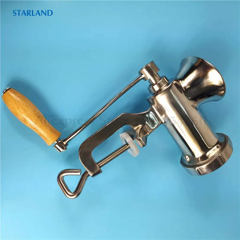 نوع 8 اليد تعمل مفرمة اللحم لحم البقر لحم الخنزير المفرمة النقانق حشو المنزلية دليل ماكينة تقطيع لحوم