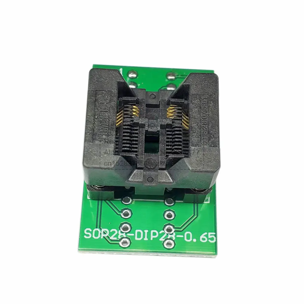 SOP28-DIP28-0.65 SSOP8 Programming Socket TSSOP8 8-Pin IC Programmer Adapter Chip Test Socket Burning Seat