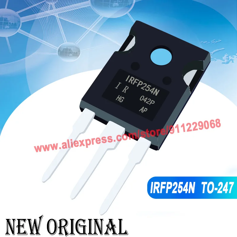 (5 Pieces) IRFP254N  250V 33A / AOK60B60D1 K60B60D1 600V 120A / R18120G2 ISL9R18120G2  1.2KV 18A / FCH060N80  800V 56A TO-247