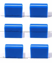 6 Pcs Vervanging Fader Crossfader Knop DJM800 DJM700 DJM400 DJM5000 DAC2371 Blauwe Kleur