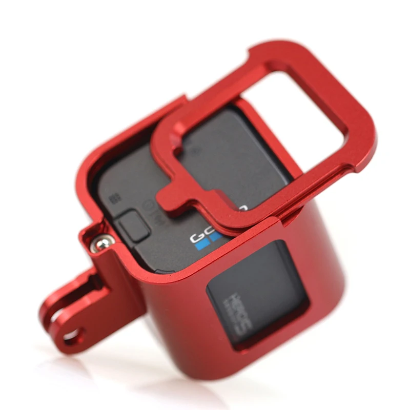 Ryh liga de alumínio protetor quadro habitação caso para gopro hero 4 5 sessão acessórios da câmera para go pro 4S montagem
