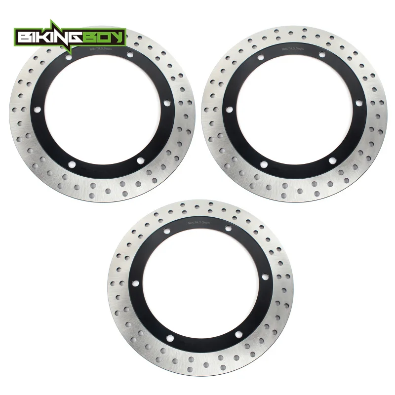 BIKINGBOY Front Rear Brake Disks Discs Rotors For Honda GL 1500 Gold Wing 90 91 92 93 94 95 96 97 98 99 00 L A Interstate I SE