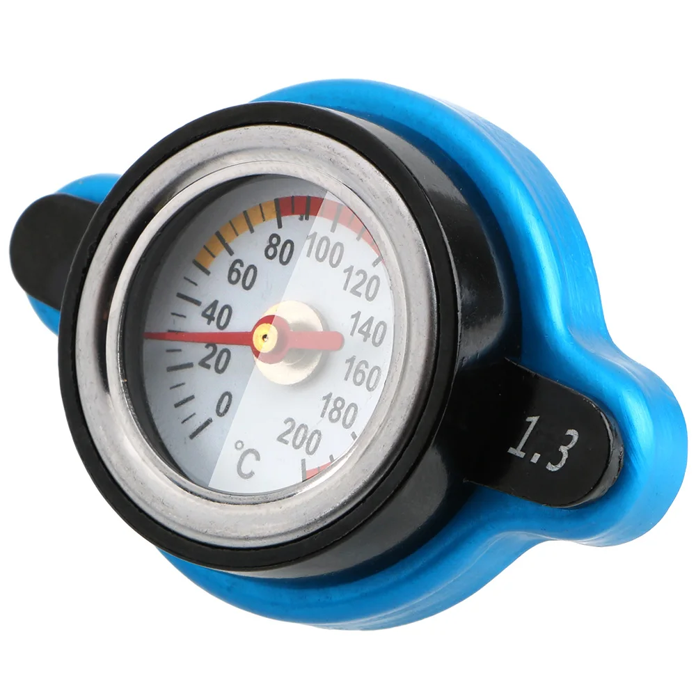 Thermo Radiator Cap Tank Cover Replacement Car Accessories Temperature Gauge 0.9/1.1/1.3 Bar Pressure Balance Function