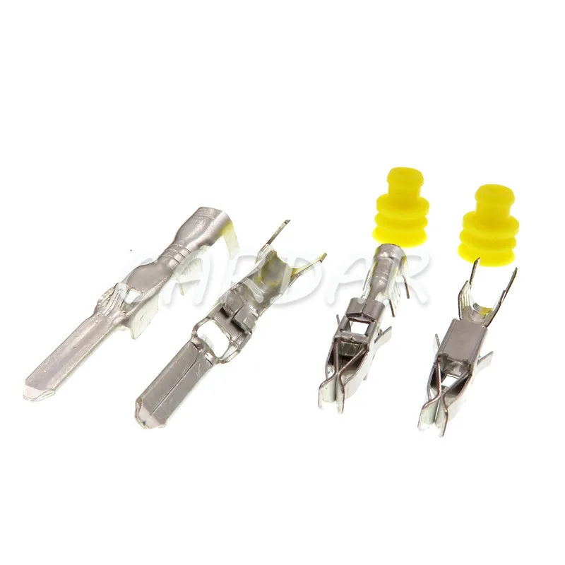 1 Set 2 Pin 282189-1 282762-1 EV1 Auto Fuel Injector Plug Car Waterproof Electrical Wire Connector Automobile Socket AC Assembly