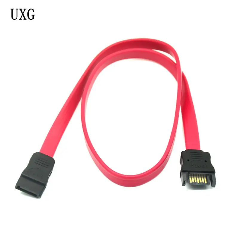 90 Right Angled SATA 2 II Extension Cable SATA 7pin Male to Female Data Cables 30CM/1ft/12inch HDD Hard Disk Drive Cord line