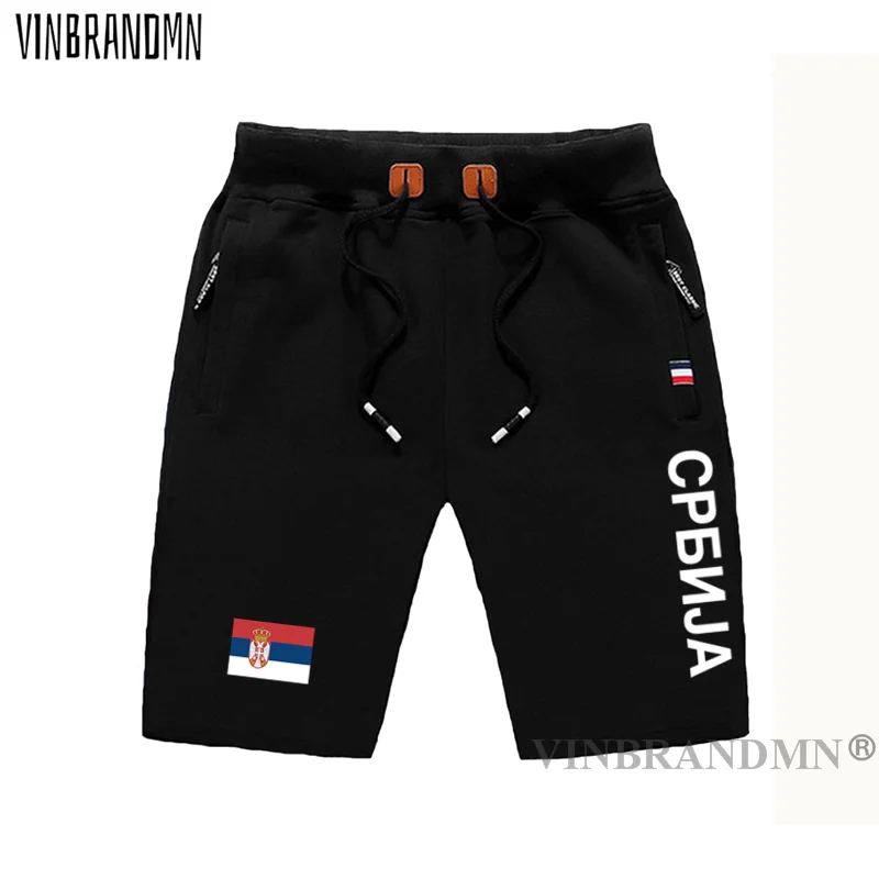 Serbia Serbian Serbs mens shorts beach man men's board shorts flag workout zipper pocket sweat bodybuilding 2021 new SRB Srbija