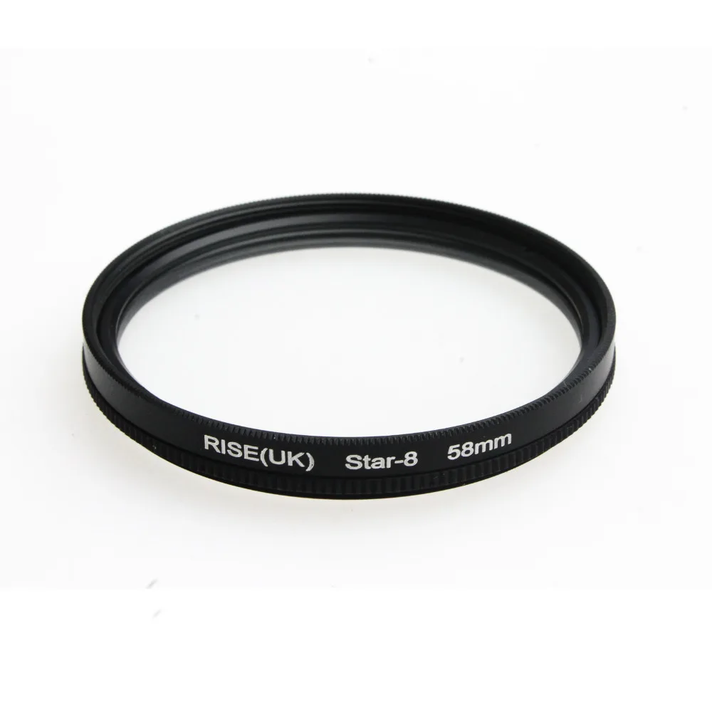 58MM 8 Point Star Filter 8X Star Filter  for DSLR DC lens FOR CANON NIKON PENTAX