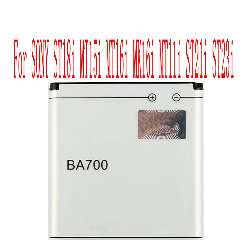 

High Quality 1500mAh BA700 Battery For SONY ST18i MT15i MT16i MK16i MT11i ST21i ST23i Cell Phone