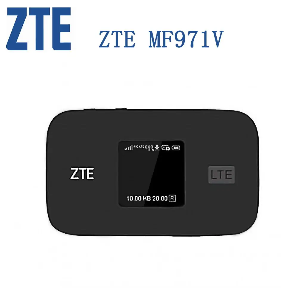 Original Unlocked ZTE MF971V 300Mbps 4G+ LTE Cat6 Mobile WiFi Hotspot 4G mifi bands FDD B1/2/3/4/5/7/8/17&12/20/28 and TDD B38