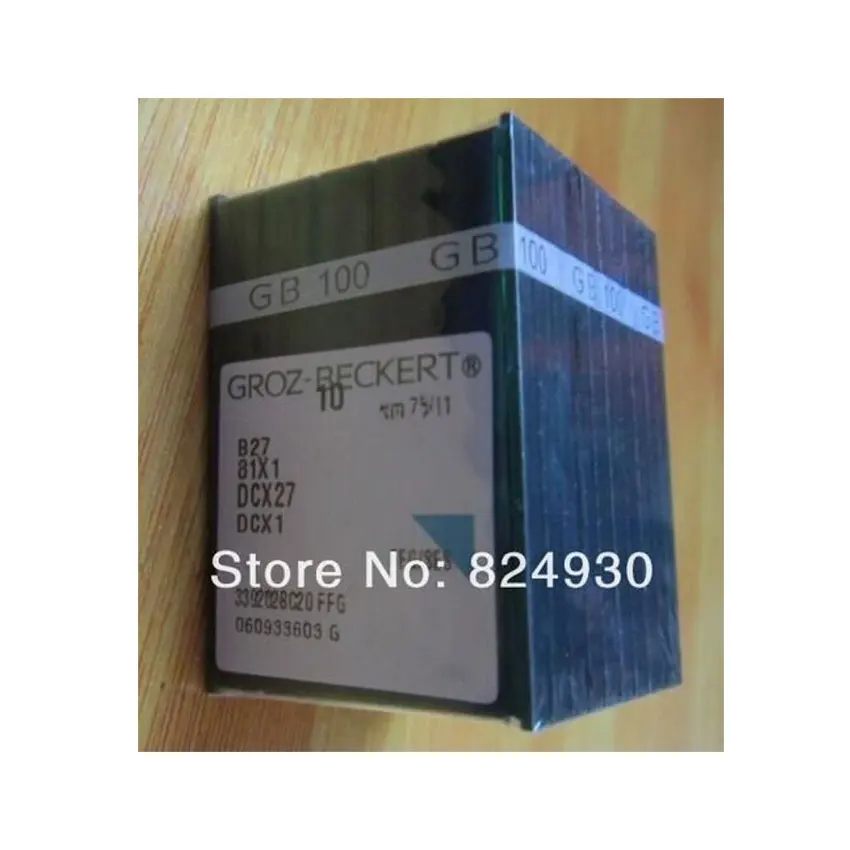 Przemysłowe igły do szycia Groz Beckert Needle DCX1 B27 DCX27 1 partia = 100 szt.