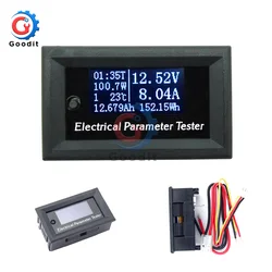 OLED 100 V/10A DC Voltmetro display monitor tester Misuratori di Corrente di tensione Caricatore amperometro alimentazione a batteria capacità di rilevamento