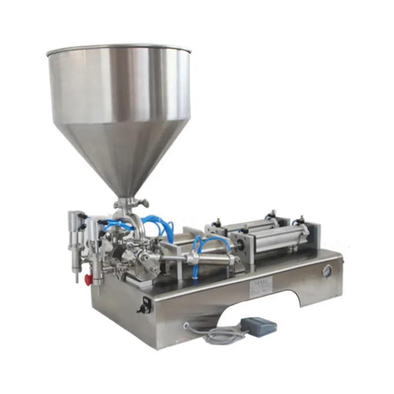 Dual-use filling machine double nozzle head cream paste liquid filling machine stainless steel quantitative shampoo filler 220V