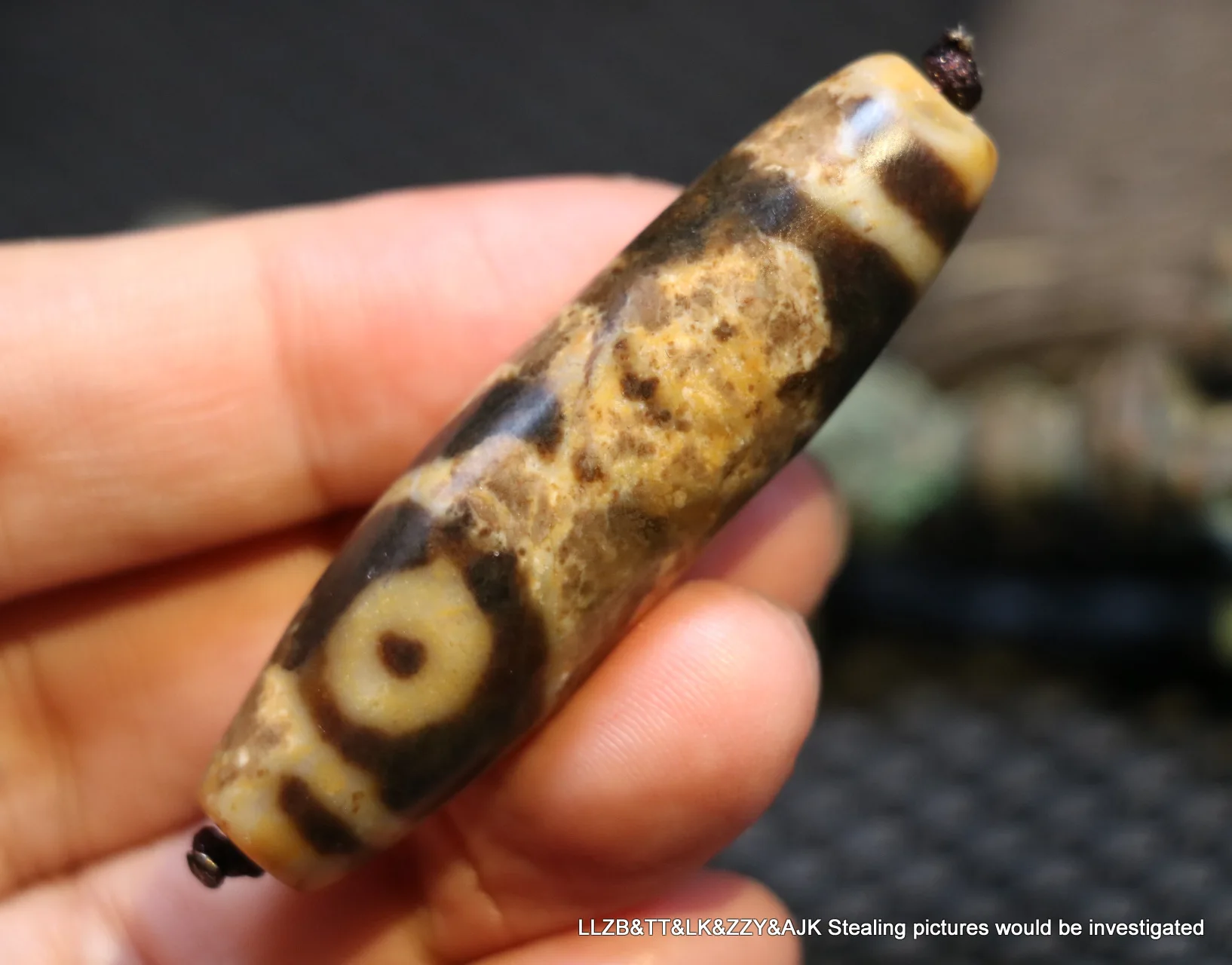 

Magic Power Energy Tibetan Old Agate 6 Eye Tortoise Shell Longevity dZi Bead Amulet Pendant Talisman 5A+ T UPD220102A15