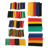 164pcs 328pcs Heat Shrink Tubing Electrical Wrap Wire Polyolefin Shrinking Assorted Wire Cable Insulated Sleeve Heat Shrink Tube