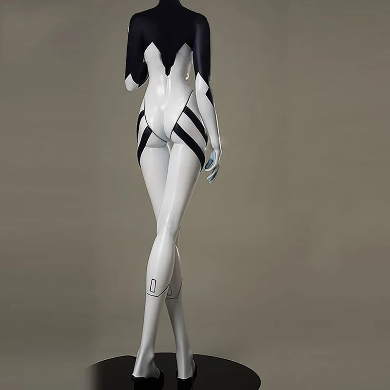 Sexy Faux Latex Leather Cosplay Jumpsuits Women Comic Catsuit Nightclub Party Costume Ladies PVC Halloween Clothing Custom view 2
