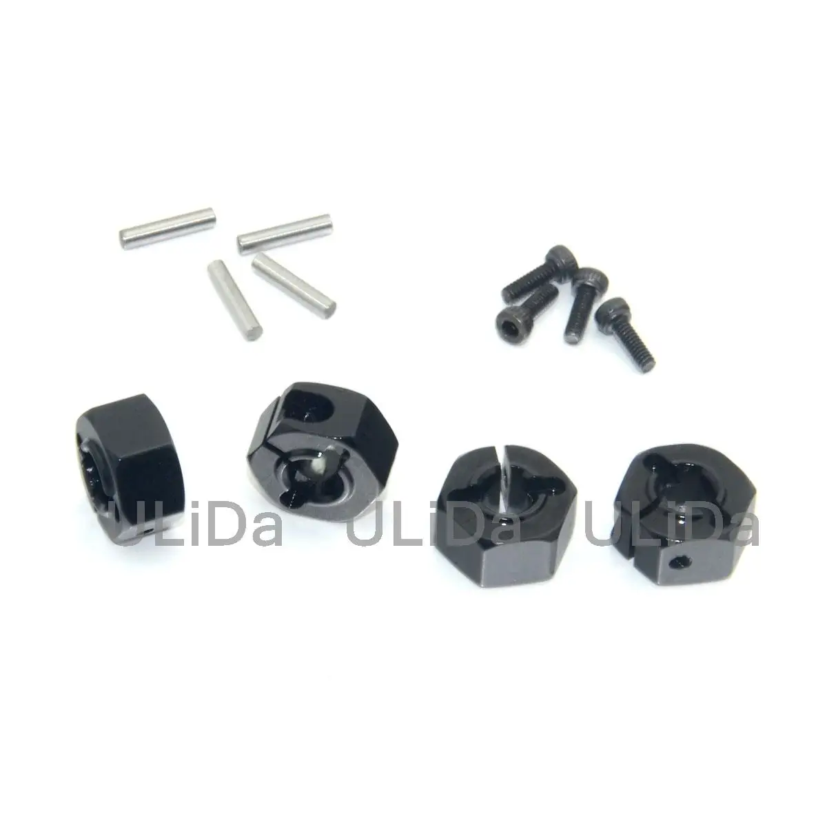 4PCS Metall Aluminium 8/9/10/11/12mm Dicke Felge 12MM Hex stick Adapter 4mm Loch für HAxial SCX10 90046 Tamiya 1/10 RC Auto